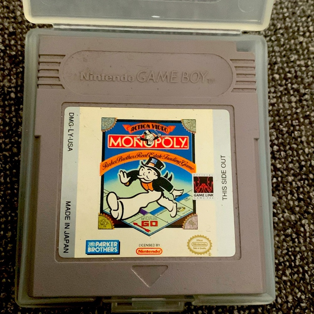 Monopoly Game Boy cartridge